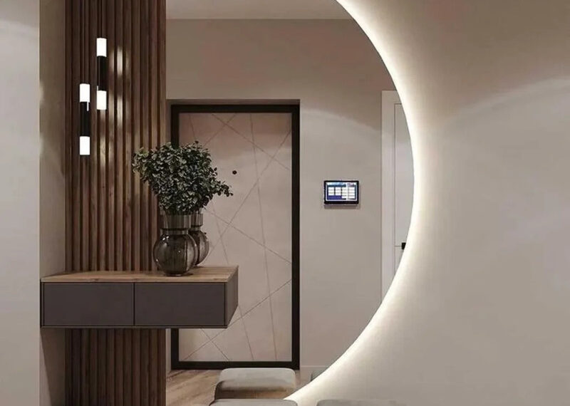 آینه قدی نیم دایره